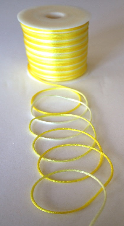 CY6515 - 1.5 mm Multi color Rattail cord (100 Yards)