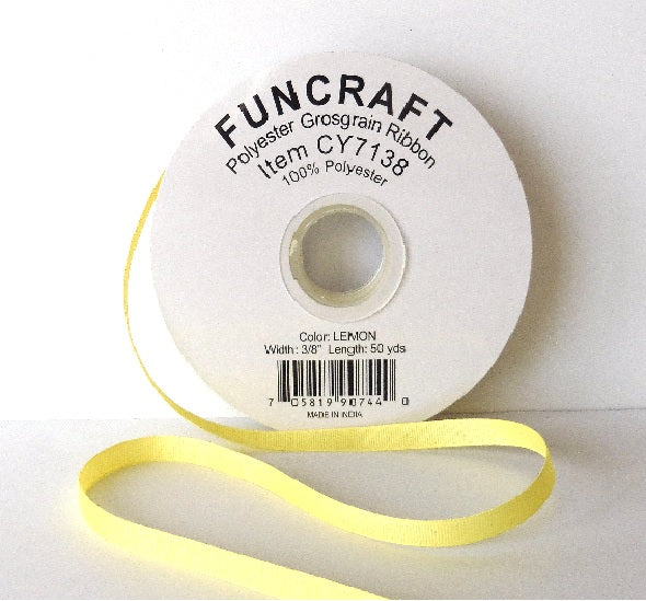 CY7138 - Funcraft 3/8" Grosgrain Ribbon