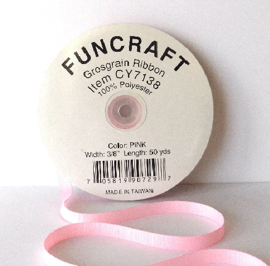 CY7138 - Funcraft 3/8" Grosgrain Ribbon