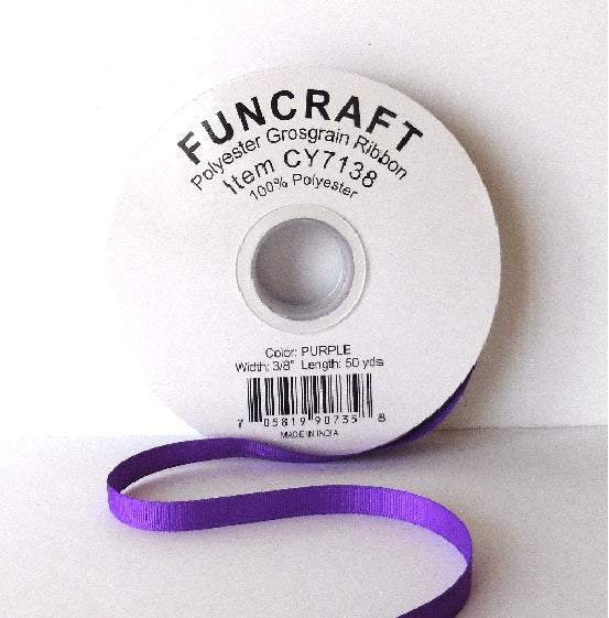CY7138 - Funcraft 3/8" Grosgrain Ribbon
