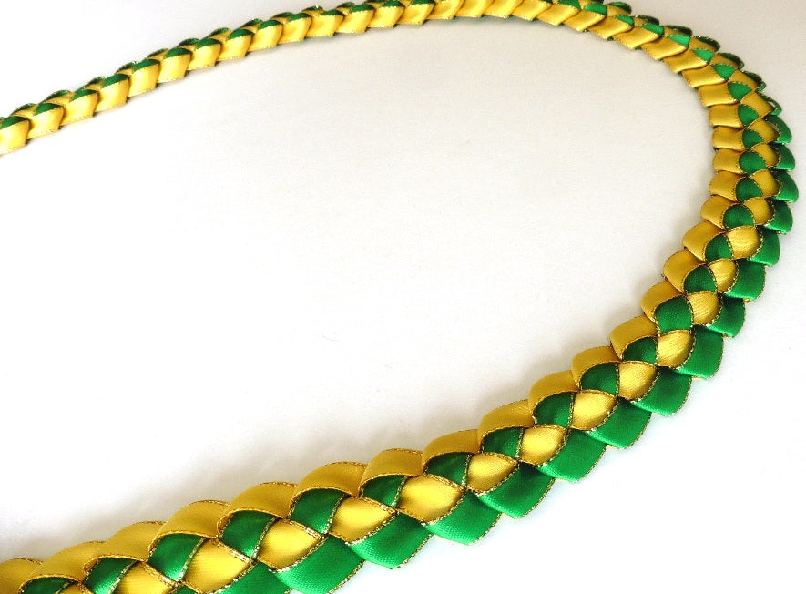 L020 - Single Braided Ribbon Lei