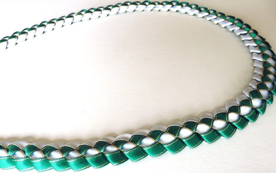 L020 - Single Braided Ribbon Lei