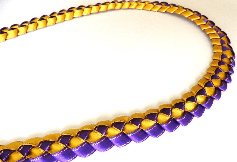 L020 - Single Braided Ribbon Lei