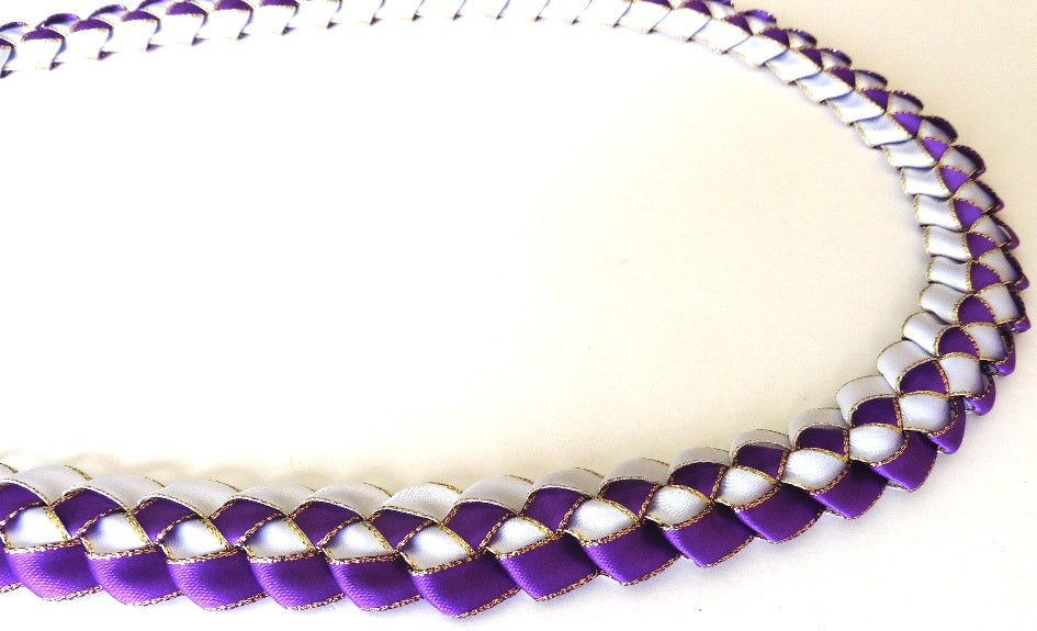 L020 - Single Braided Ribbon Lei