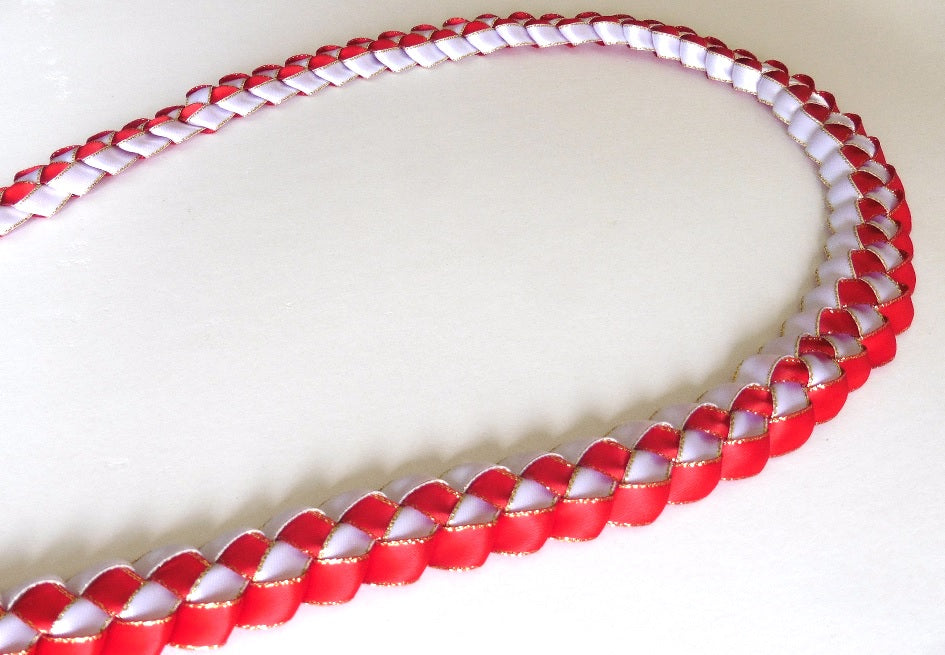 L020 - Single Braided Ribbon Lei