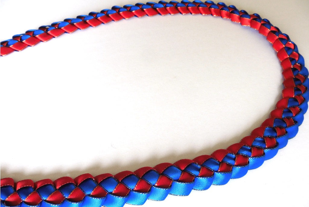 L020 - Single Braided Ribbon Lei