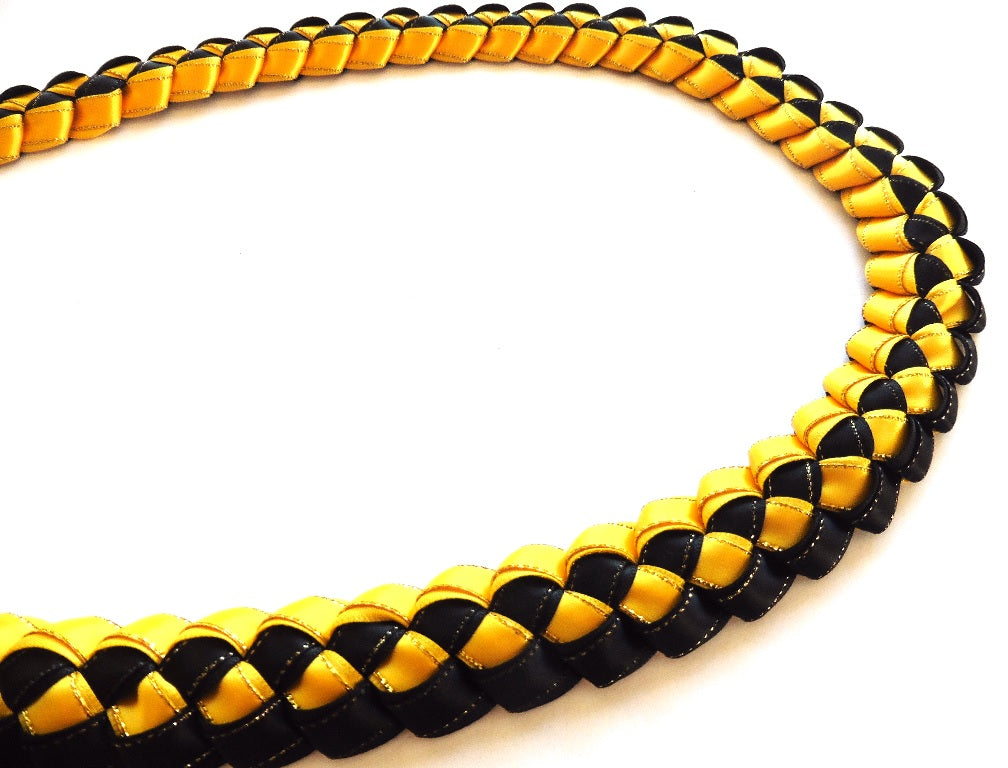 L025 - Deluxe Triple Ribbons Braided Lei