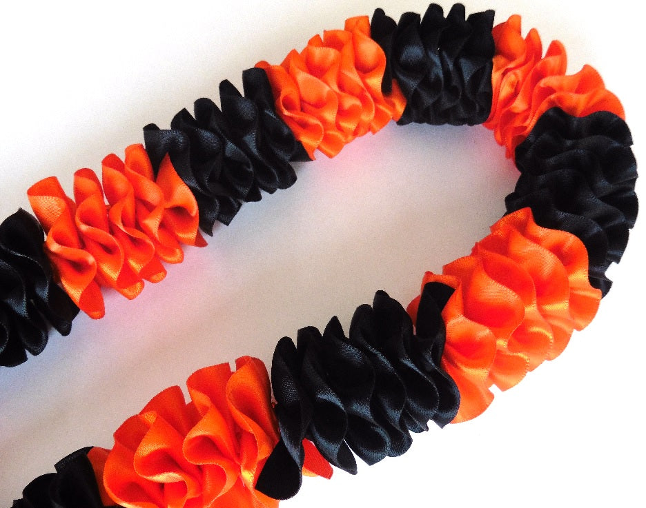 L069 - Plumeria Sectional Ribbon Lei