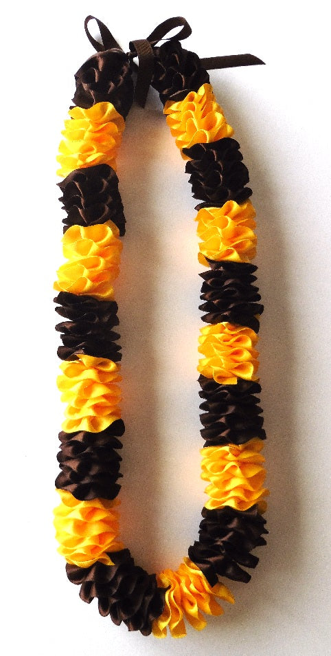 L069 - Plumeria Sectional Ribbon Lei
