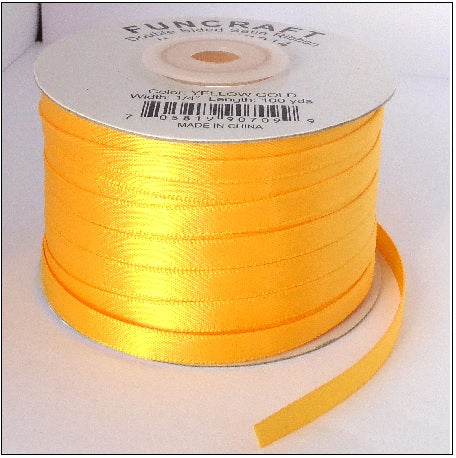 CY7014 - Funcraft 1/4" D/S Satin Ribbon