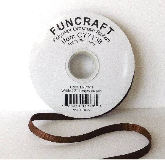 CY7138 - Funcraft 3/8" Grosgrain Ribbon