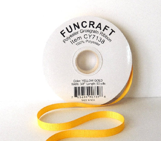 CY7138 - Funcraft 3/8" Grosgrain Ribbon