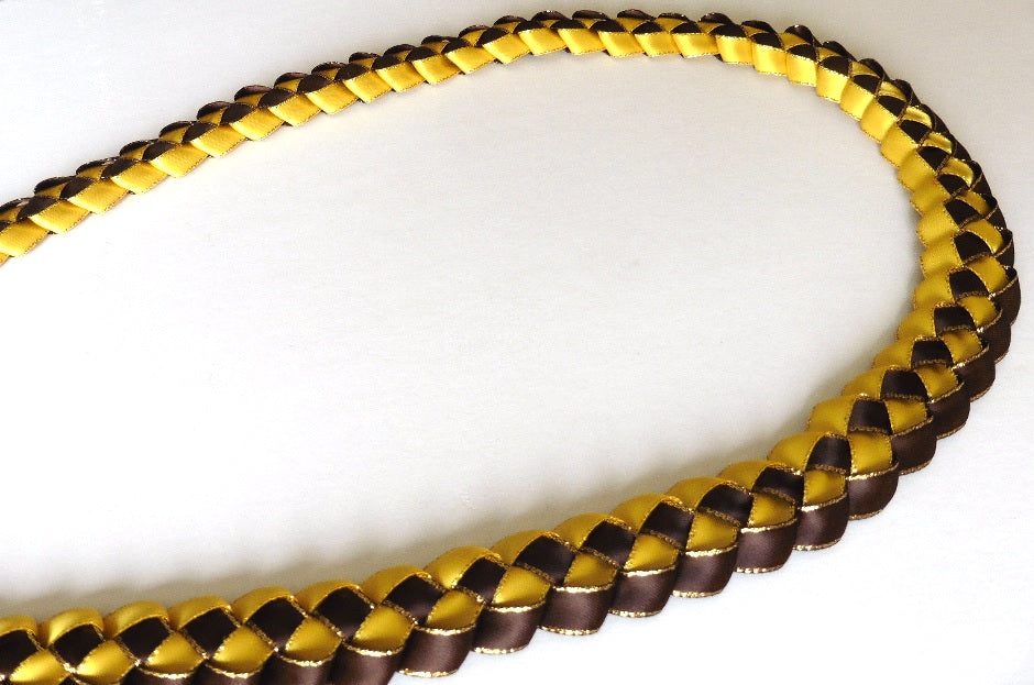 L020 -  Single Braided Ribbon Lei