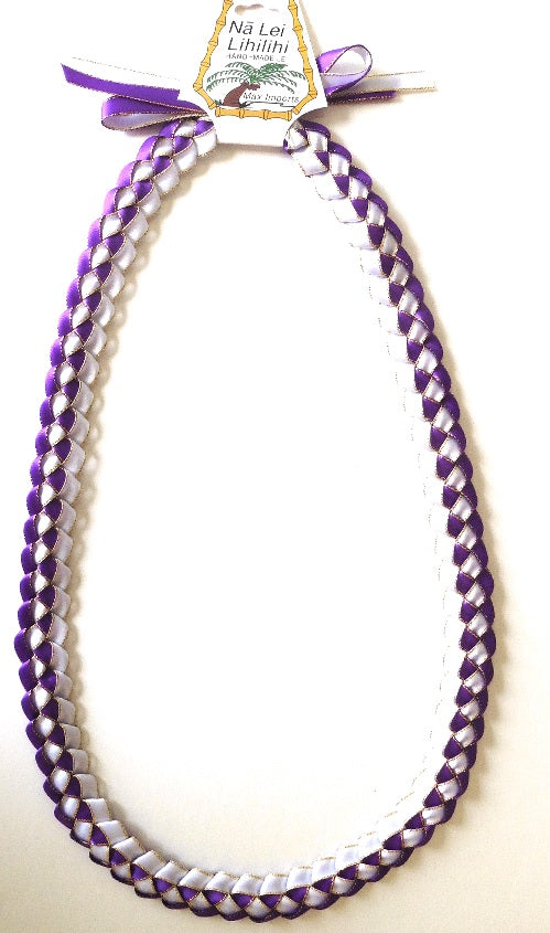 L020 -  Single Braided Ribbon Lei