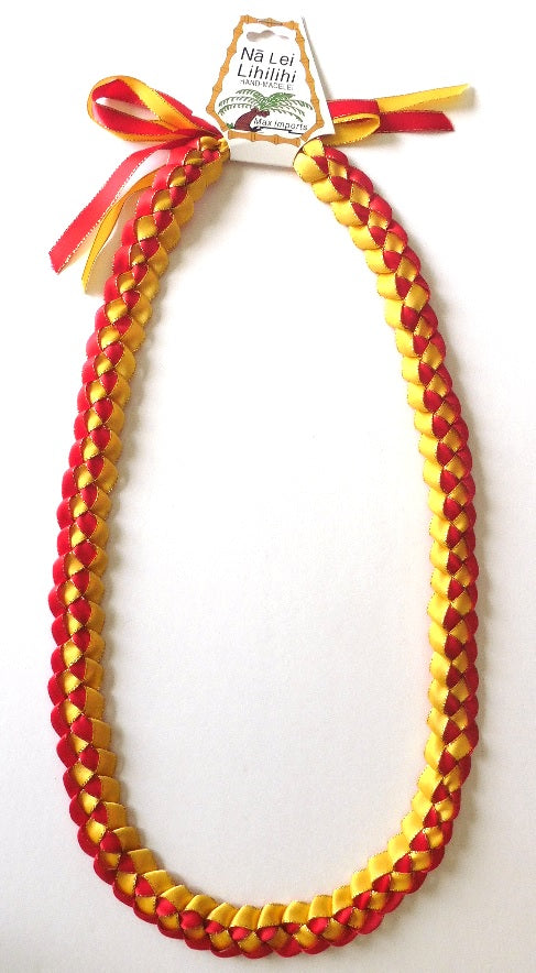 L020 -  Single Braided Ribbon Lei