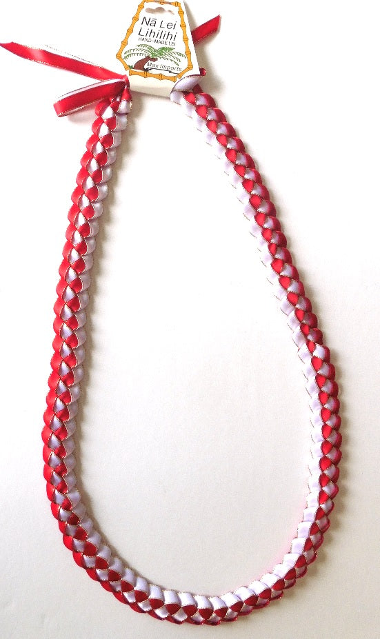 L020 -  Single Braided Ribbon Lei