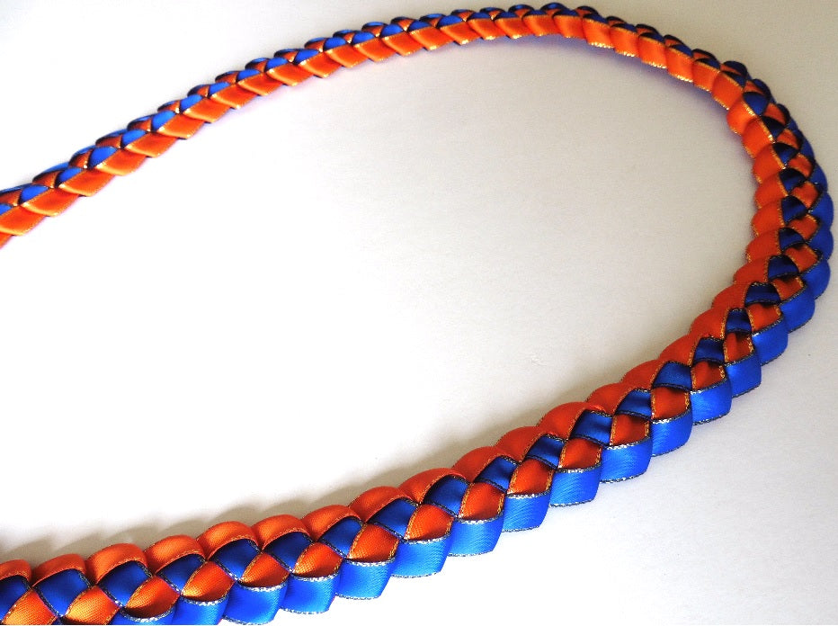 L020 -  Single Braided Ribbon Lei