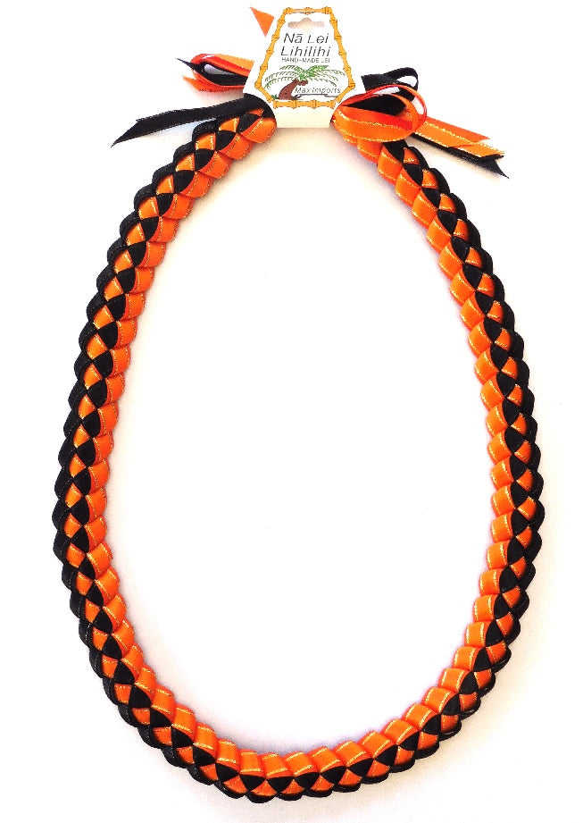 L025 - Deluxe Triple Ribbons Braided Lei