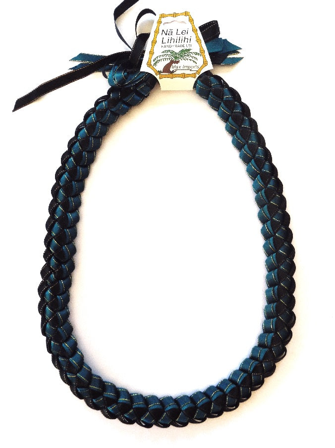 L025 - Deluxe Triple Ribbons Braided Lei