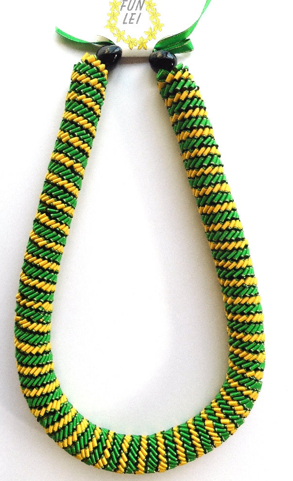 L070 - Deluxe spiral Ribbon Lei