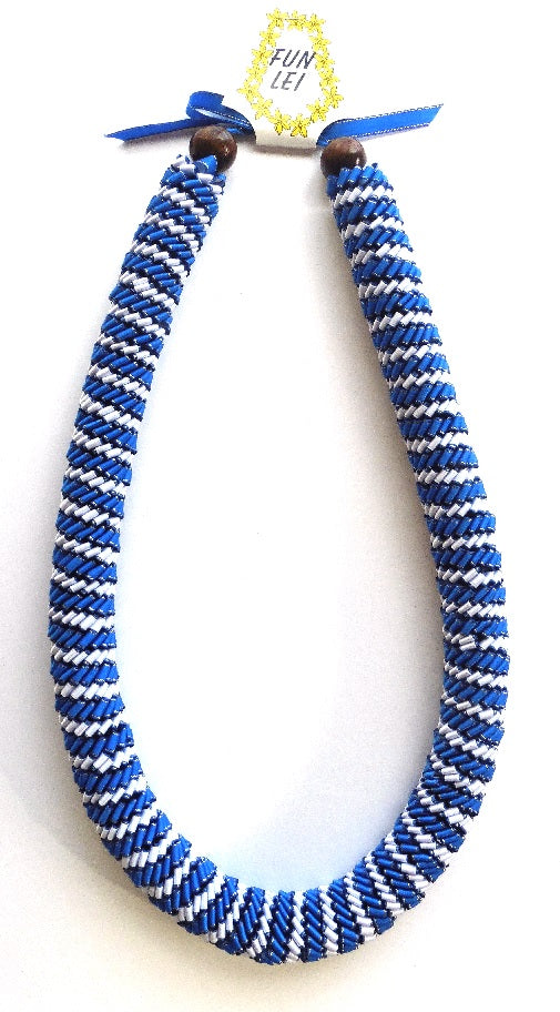 L070 - Deluxe spiral Ribbon Lei